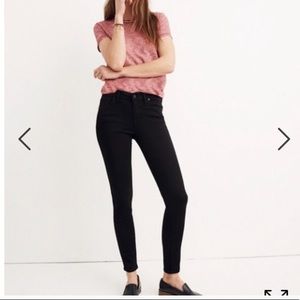 Black Madewell Skinny Jeans